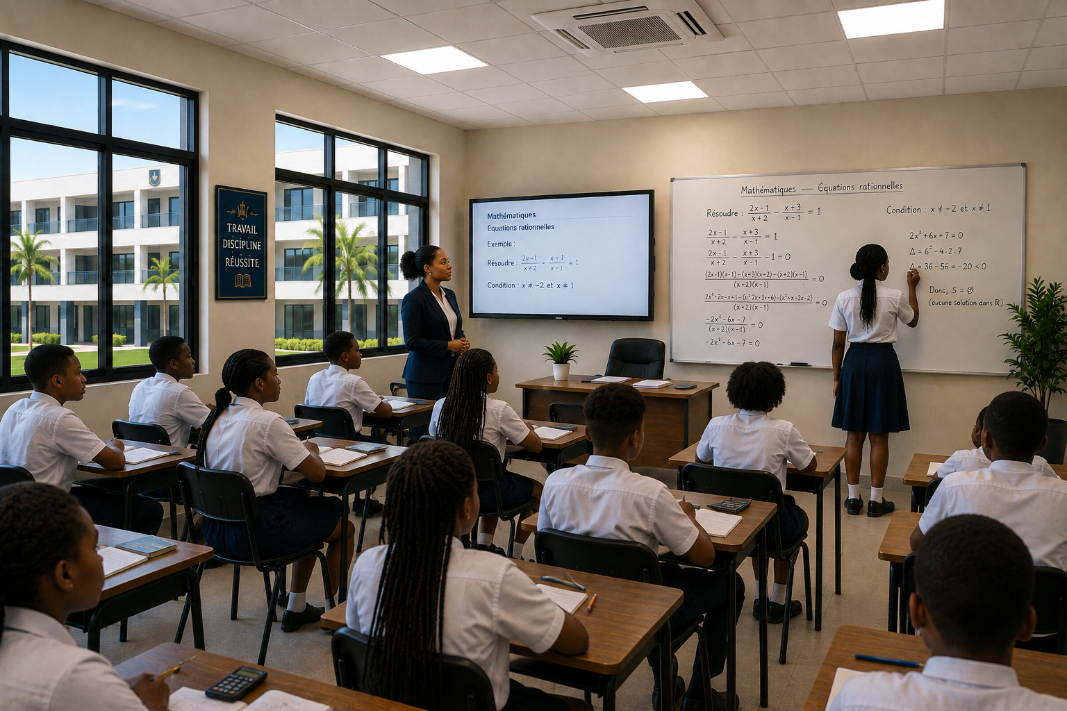 Élèves en éducation de base