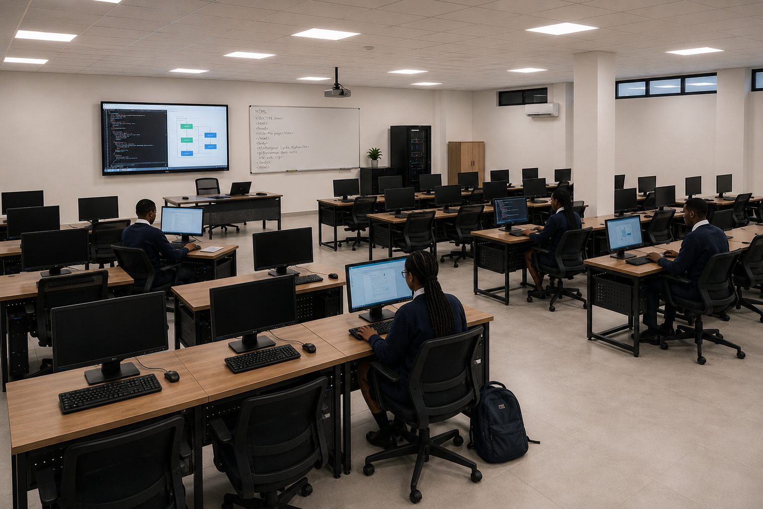 Salle informatique