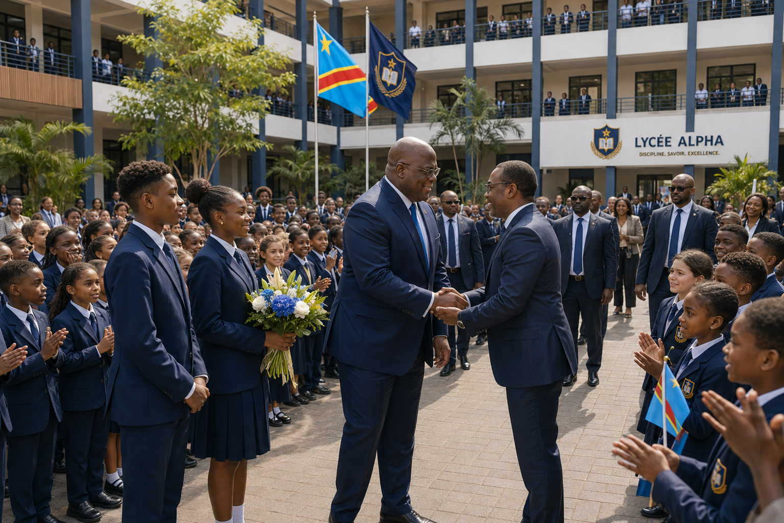 Réception officielle au Lycée Alpha
